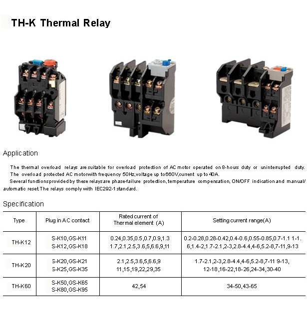 TH-K Thermal Relay