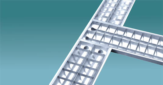 ERL-2T8H1I Grille Fixture