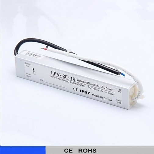LED driver LED water-proof switching power supply 20W 12v 24vr FS-20W