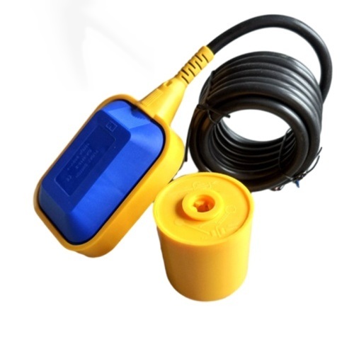 cable type float switch square type blue yellow color water level control for industry pump 2m 3m 5m 10m 15m CX-M15-2
