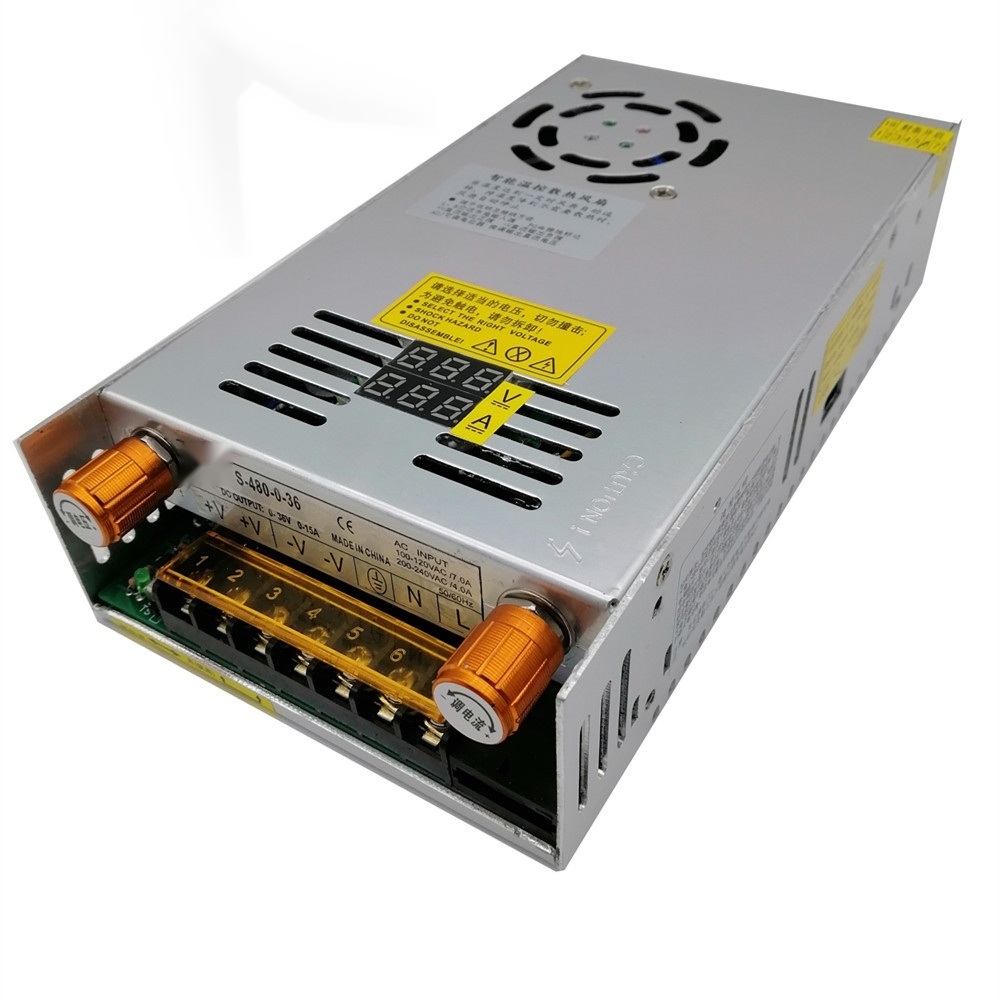 480W Adjustable Switching power supply with Digital display power supply for LED DC 12V 5V 24V 36V 48V 60V 80V 120V 160v 220V