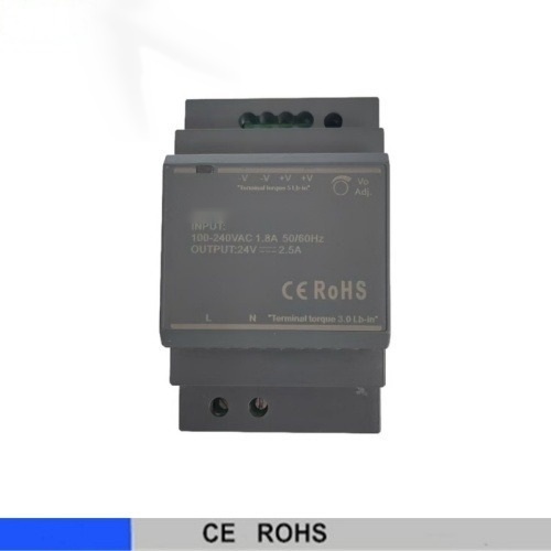 Hdr-60 DIN Rail Power Supply 60W 24V DC 12V for Industrial Control System
