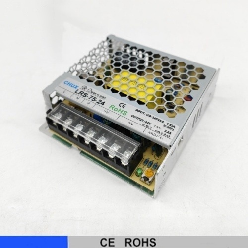 Slim Size Lrs 75W 12V 24V DC Switching Power Supply for LED Industrial Equipment Single Output
